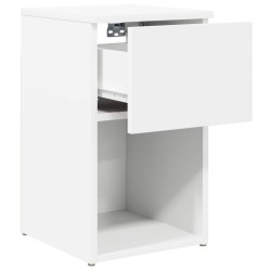 Armoire de lit Blanc 29 x 31,5 x 49 cm Bois d'ingénierie 618553618553