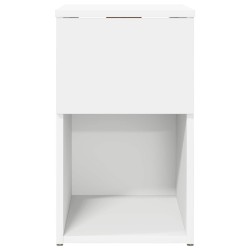 Armoire de lit Blanc 29 x 31,5 x 49 cm Bois d'ingénierie 618553618553