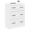 Armoire à tiroirs Blanc brillant 66 x 34,5 x 87 cm 618555618555