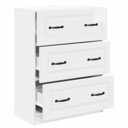 Armoire à tiroirs Blanc brillant 66 x 34,5 x 87 cm 618555618555