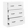Armoire à tiroirs Blanc brillant 66 x 34,5 x 87 cm 618555618555
