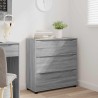 Armoire de rangement Gris Sonoma 80 x 31 x 81 cm 618556618556