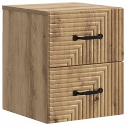 Cabinet de chevet mural Chêne artisanal 34,5 x 33 x 40 cm 618560618560