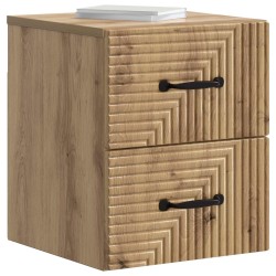 Cabinet de chevet mural Chêne artisanal 34,5 x 33 x 40 cm 618560618560