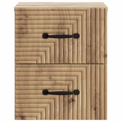 Cabinet de chevet mural Chêne artisanal 34,5 x 33 x 40 cm 618560618560