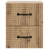 Cabinet de chevet mural Chêne artisanal 34,5 x 33 x 40 cm 618560618560