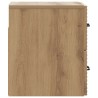 Cabinet de chevet mural Chêne artisanal 34,5 x 33 x 40 cm 618560618560