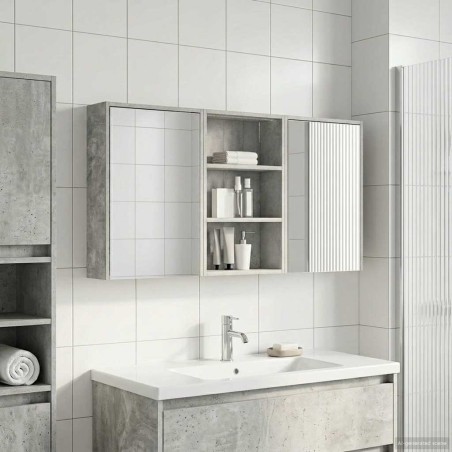 Ensemble de Meubles de Salle de Bain 3 pcs 126 x 16 x 62.5 cm 618570618570