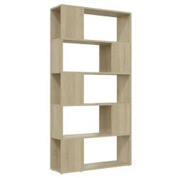 Bibliothèque de séparation Chêne sonoma 80x24x155 cm 618572618572