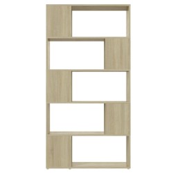 Bibliothèque de séparation Chêne sonoma 80x24x155 cm 618572618572