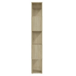 Bibliothèque de séparation Chêne sonoma 80x24x155 cm 618572618572