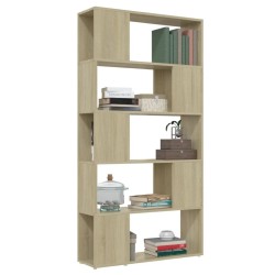 Bibliothèque de séparation Chêne sonoma 80x24x155 cm 618572618572