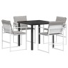 Ensemble de salle à manger pour jardin 5 pcs 618575618575