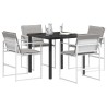 Ensemble de salle à manger pour jardin 5 pcs 618575618575