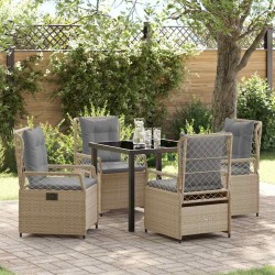 Ensemble de salle à manger pour jardin 5 pcs 618576618576