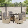 Ensemble de salle à manger pour jardin 5 pcs 618576618576