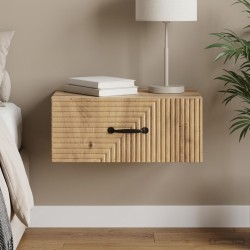 Cabinet de chevet mural Chêne artisanal 49 x 34,5 x 20 cm 618579618579