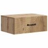 Cabinet de chevet mural Chêne artisanal 49 x 34,5 x 20 cm 618579618579