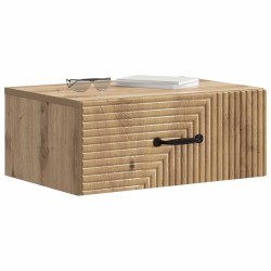 Cabinet de chevet mural Chêne artisanal 49 x 34,5 x 20 cm 618579618579