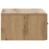 Cabinet de chevet mural Chêne artisanal 49 x 34,5 x 20 cm 618579618579