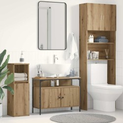 Meuble de Lavabo de Salle de Bain chêne artisanal 618588618588