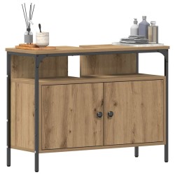 Meuble de Lavabo de Salle de Bain chêne artisanal 618588618588
