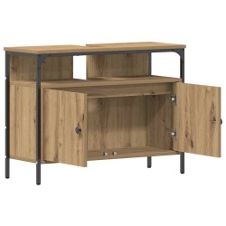 Meuble de Lavabo de Salle de Bain chêne artisanal 618588618588