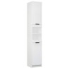 Armoire de salle de bain blanc 32x34x188,5 cm bois d'ingénierie 618589618589