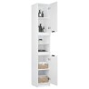Armoire de salle de bain blanc 32x34x188,5 cm bois d'ingénierie 618589618589