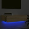 Meuble TV avec éclairage LED chêne sonoma 60x35x15,5 cm 618590618590