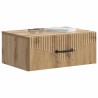 Cabinet de chevet mural Chêne artisanal 49 x 34,5 x 20 cm 618595618595