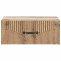 Cabinet de chevet mural Chêne artisanal 49 x 34,5 x 20 cm 618595618595