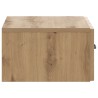 Cabinet de chevet mural Chêne artisanal 49 x 34,5 x 20 cm 618595618595