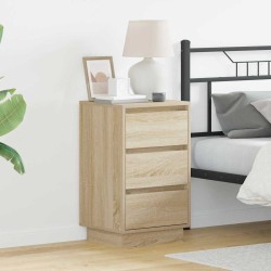 Cabinet de chevet avec tiroir Chêne Sonoma 39 x 34,5 x 65 cm 618596618596