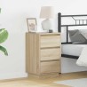 Cabinet de chevet avec tiroir Chêne Sonoma 39 x 34,5 x 65 cm 618596618596