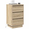 Cabinet de chevet avec tiroir Chêne Sonoma 39 x 34,5 x 65 cm 618596618596
