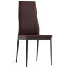 Ensemble de salle à manger 5 pcs Marron 618604618604