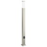 Bornes lumineuses avec sortie lot de 3 110 cm acier inoxydable IP44 618605618605