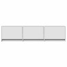 Meuble TV avec LED 165 x 34 x 40 cm Blanc Bois d’ingénierie 618607618607