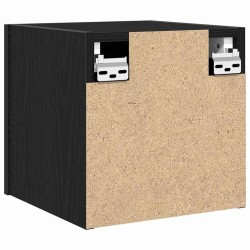 Meuble TV mural Chêne noir 30,5 x 30 x 30 cm Bois d'ingénierie 618620618620