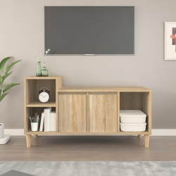 Meuble TV Chêne sonoma 100x35x55 cm Bois d'ingénierie 618636618636