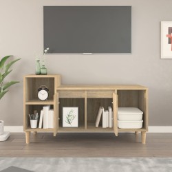 Meuble TV Chêne sonoma 100x35x55 cm Bois d'ingénierie 618636618636