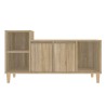 Meuble TV Chêne sonoma 100x35x55 cm Bois d'ingénierie 618636618636