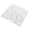 Panneaux muraux 48 pcs Blanc Diamant 50 x 50 cm Mousse XPS 618637618637