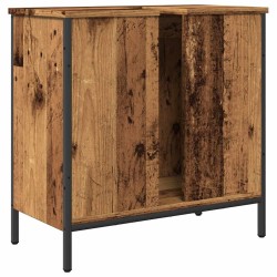 Armoire lavabo vieux bois 60x30x60 cm bois d'ingénierie 618647618647