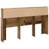 Armoire de tête de lit vieux bois 180x19x103,5 cm 618650618650