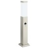 Borne lumineuse avec détecteur 50 cm en acier inoxydable IP44 618652618652