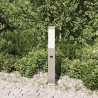 Borne lumineuse avec détecteur 50 cm en acier inoxydable IP44 618652618652