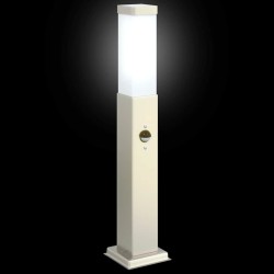 Borne lumineuse avec détecteur 50 cm en acier inoxydable IP44 618652618652