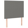 Tête de lit Gris foncé 90x5x118/128 cm Tissu 618656618656